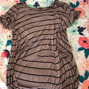 Tie front mini dress